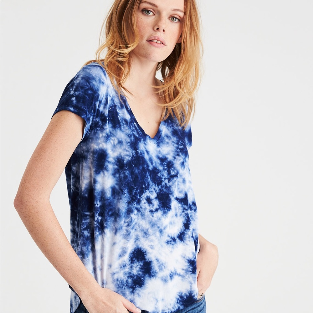 American eagle tie dye shirt XS